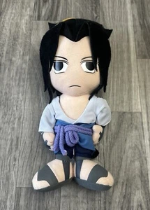 Peluche Naruto Shippuden - Sasuke Uchiha - Anime RARO Chibi farcito 10" - Foto 1 di 8