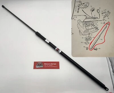 Ammortizzatore portellone posteriore baule Alfetta GT GTV GTV6 - Immagine 1 di 3