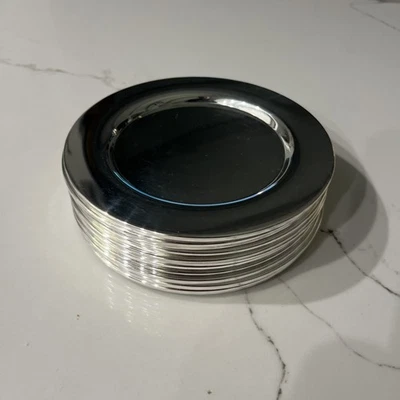 Juego de 12 placas laterales de plata de lujo Oneida vintage de 6" de diámetro Foto 1 de 4