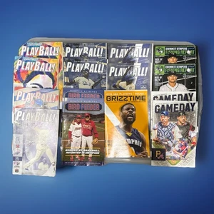 Lot Of 15 (2017-2018) Game Memorabilia Programs Contains Some Duplicates See Pic - Picture 1 of 11