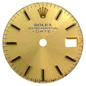 Genuine Rolex Oyster Perpetual Date 26mm Dial Champagne Gold 6917 - Picture 1 of 4