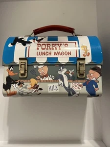 1999 Hallmark Porky’s Lunch Wagon Number 04099 Of 24,500 Mini Tin Looney Toons - Picture 1 of 11