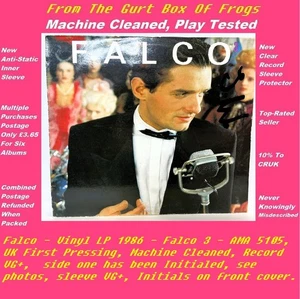 Falco - Vinyl LP 1986 - Falco 3 - AMA 5105 - VG+/VG+ - Picture 1 of 11