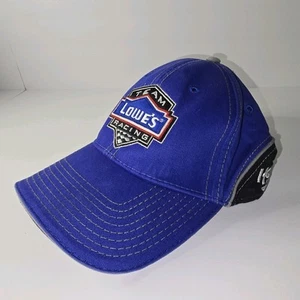 Lowes Team Racing Hat Cap Jimmie Johnson #48 Chase Authentics Nascar Black Royal - Picture 1 of 5