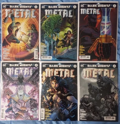 Dark Nights Metal (2017 DC) #1,2,3,4,5,6 NM Complete Series Cover D Set Lot Run - Image 1 of 4