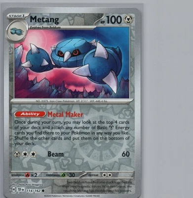 Metang | 114/162 Common | SV05: Temporal Forces | NM - Image 1 of 2