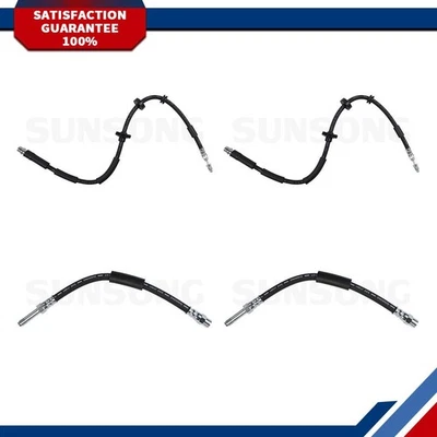 4 Sunsong Front Rear Brake Hose Line Fits 2014 2015 2016 BMW 535i GT xDrive - Image 1 of 4