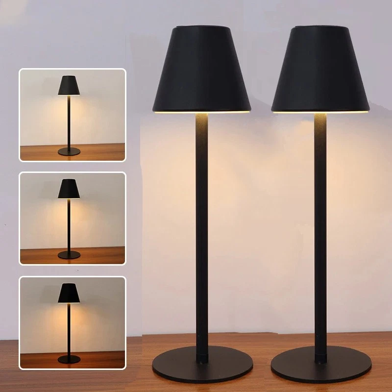 7MAGIC Dimmbar LED Akku Tischleuchte Tischlampe LED Lampe USB Nachttischlampen