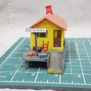 Dickerson's Small Town Freight Depot Model Train Layout HO Scale Assembled - Picture 1 of 6