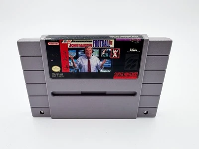 John Madden Football ‘93 for the Super Nintendo (SNES), released by EA Sports. - Image 1 of 4