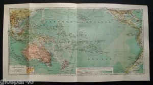 1897.Orig. Xilo-GeoTopografica_OCEANIA = AUSTRALIA. - Imagen 1 de 1