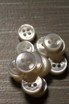 Beautiful Thick Mother of Pearl (MOP) Shirt Button Set! - Image 1 of 4