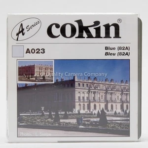 COKIN "A" SERIES A023 BLUE 82A FILTER - CONVERT 4900K LIGHT DAYLIGHT - NOS - Picture 1 of 1