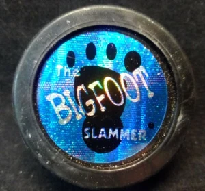Plástico grueso y goma The Bigfoot vintage años 90 Blue Pogs Slammer  - Imagen 1 de 3