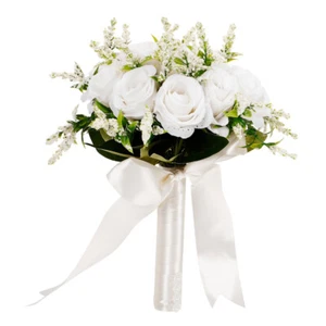Bouquet Photo Prop Wedding Supplies Wedding Hand Bouquet Fake Flower Bouquet - Picture 1 of 12