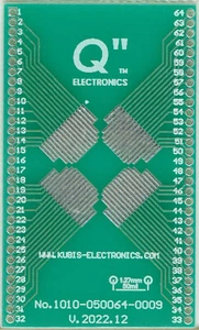 QFP64,LQFP64,SQFP64,TQFP64,VQFP64 0.50mm(0.02") à DIP 0.9" (1.27mm épi.r.) [FR] - Picture 1 of 1