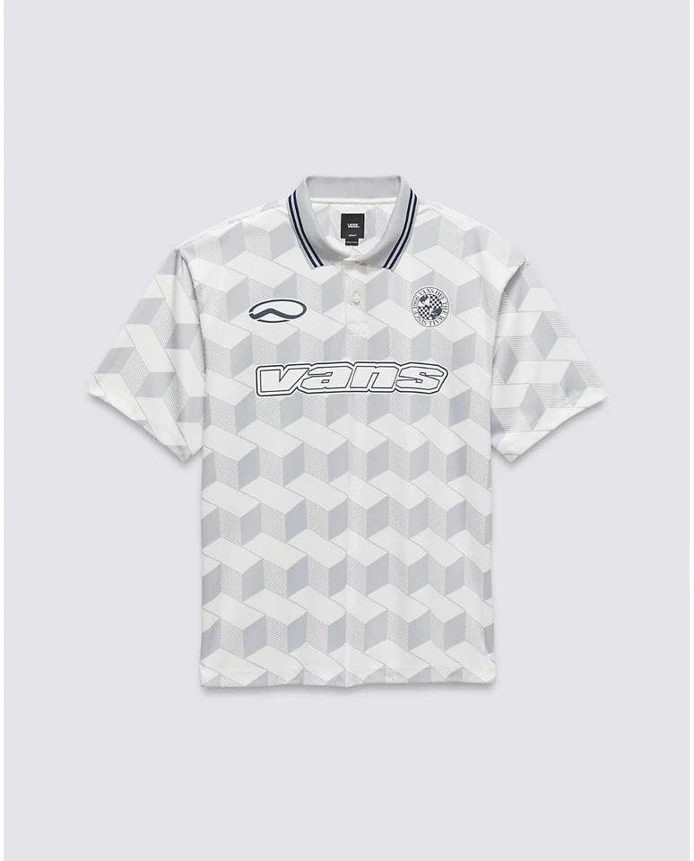 Nueva camiseta polo de fútbol Vans Kids Rigsby Marshmallow M (10-12)  Foto 1 de 1