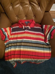 Vintage Ralph Lauren Herren Hemd XXL Mehrfarbig Gestreift Polo - Bild 1 von 2