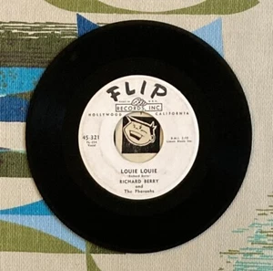 Richard Berry & The Pharaohs 45 Louie Louie 1956 White Label Promo VG - Picture 1 of 2