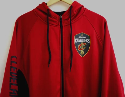 Chaqueta de chándal para hombre NBA Cleveland Cavaliers sudadera con capucha XL NUEVAS etiquetas retro 2019 Foto 1 de 4