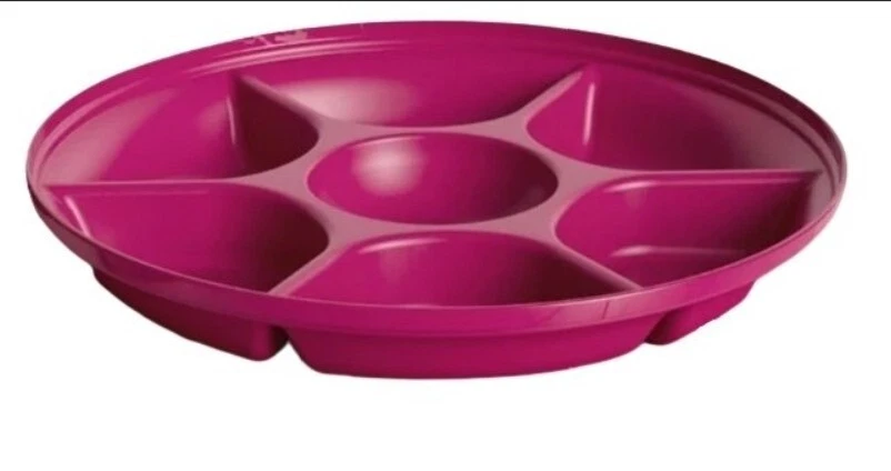 Tupperware Aloha Serviersonne Tablett Dipschale - Bild 1 von 1