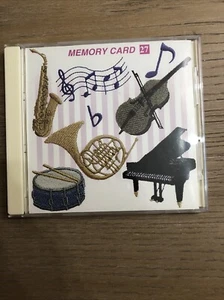 Janome Memory Card #27 Musical Instrument Series Sewing Machine Embroidery - Picture 1 of 6