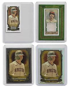 2024 Topps Allen and Ginter Corbin Carroll Framed Mini Relic + Mini A&G back - Bild 1 von 2