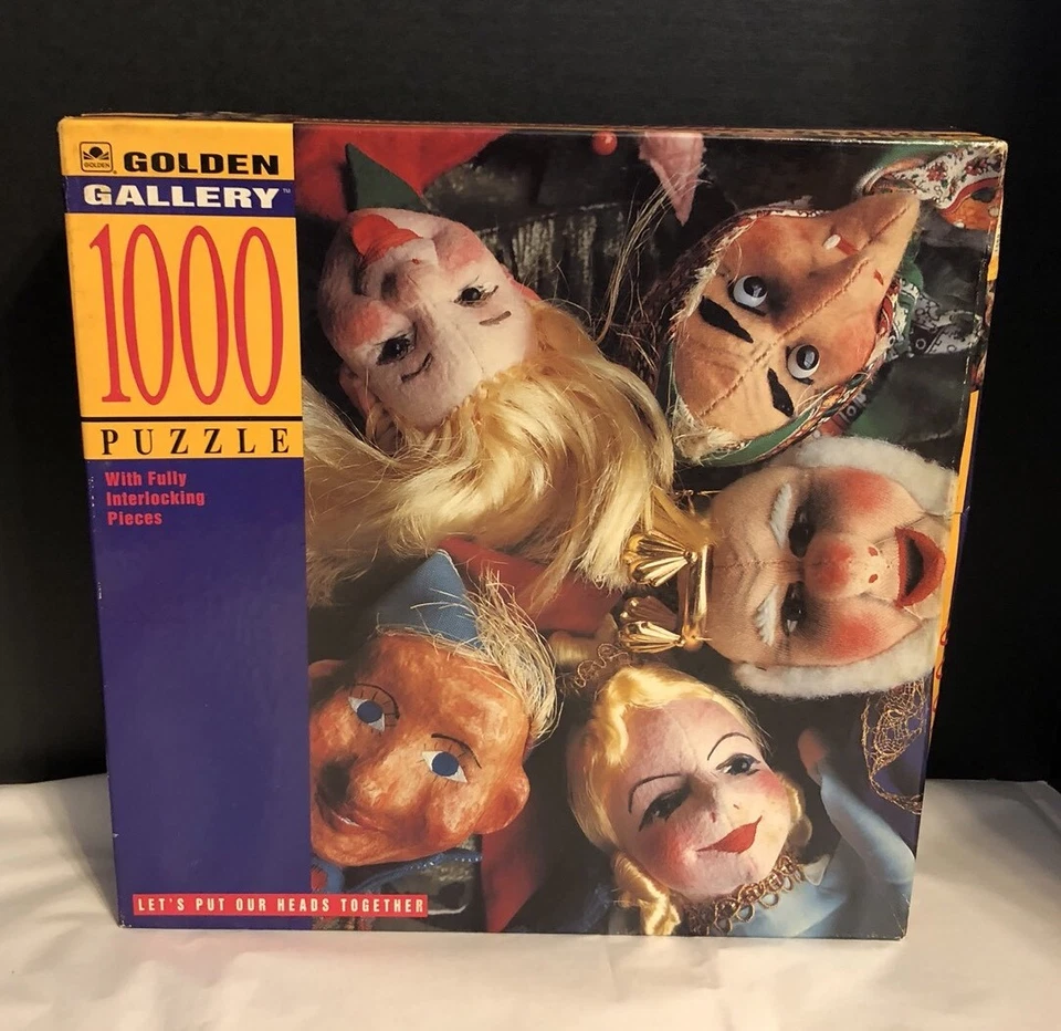Teddy Bear 1990 Golden Gallery Plush Picasso 1000 PC Jigsaw Puzzle C2