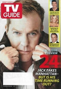 TV Guide Magazine 24 Kiefer Sutherland Regina King Spartacus Project Runway 2010 - Picture 1 of 12