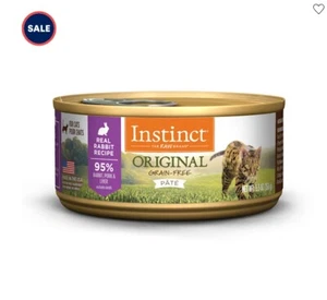Instinct Original Grain Free Real Rabbit Recipe Natural Wet Canned Cat Food - Picture 1 of 15