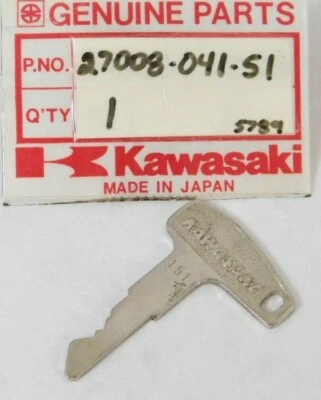 1 Новый из старых запасов подлинный Kawasaki F6 F7 предварительно нарезанная замена # 151 ключ OEM 27008-041-51 новый - Изображение 1 из 3