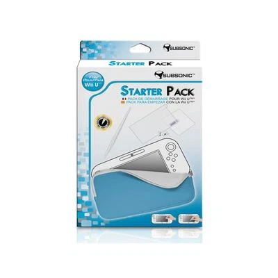 WII U™ - STARTER PACK Housse+ stylet + protege écran Neuf SubSonic