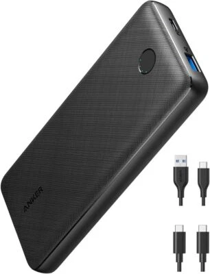 Anker PowerCore 20000mAh Powerbank 20W USB-C PD Tragbar Ladegerät Externer Akku - Bild 1 von 4