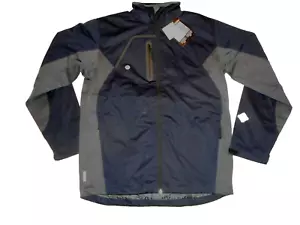STORMTECH H2xtrem Waterproof Navy Blue Full Zip Lined GOLF JACKET Mens SMALL NEW - Picture 1 of 7