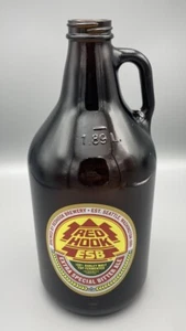 Red Hook Brewery ESB Extra Special Bitter 64 Fl Oz Glass Beer Growler Seattle WA - Picture 1 of 6