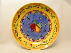 Sangria von Sango 13" Pasta Servierschale Sue Zipkin Obstmotiv mehrfarbig - Bild 1 von 3