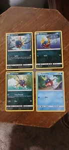 Pokemon Lot 4 verschiedene Carvanha Karten siehe Bilder & Beschreibung - Bild 1 von 9