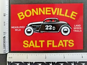 Bonneville Salt Flats Vinyl Decal Sticker 4430 - Picture 1 of 1
