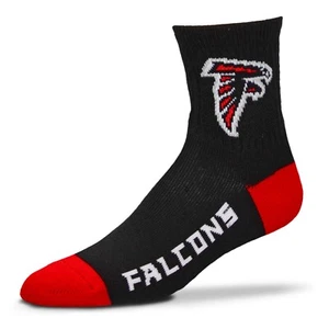 Atlanta Falcons For Bare Feet NFL Crew Socks Large 10-13 FREE SHIP! - Picture 1 of 1