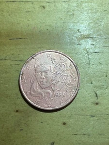 Moneda 5 centimos Francia 1999 dificil de encontrar y previamente limpiada - Imagen 1 de 4