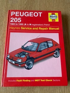 Peugeot 205 GTI Haynes Workshop Repair Manual - Picture 1 of 22