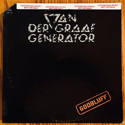 VAN DER GRAAF GENERATOR: GODBLUFF~Rare Prog Rock Promo Album~MERCURY #SRM-1-1069 - Image 1 of 4