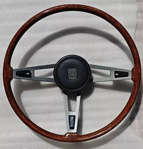 1972-79 HONDA CIVIC Sb1 RS CVCC STEERING WHEEL WOOD ORIGINAL USED OEM Rare JDM - Picture 1 of 12