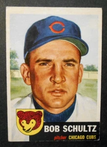 1953 Topps #144 Bob Schultz Chicago Cubs VG/EX - Bild 1 von 2