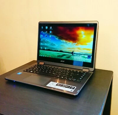 Acer Aspire R14 Laptop 8 GB Ramm Windows 8.1 i3-4030U Touch-Display + NETZTEIL  - Bild 1 von 4