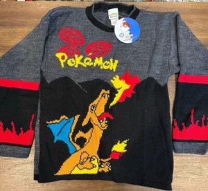 Vintage Pokémon Youth Knit Sweater Multiple Size and Colors - Pikachu and more! - Picture 1 of 31