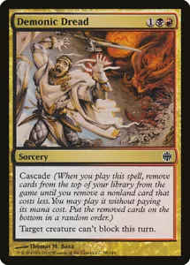 Demonic Dread - Foil Alara Reborn NM MTG - Picture 1 of 1