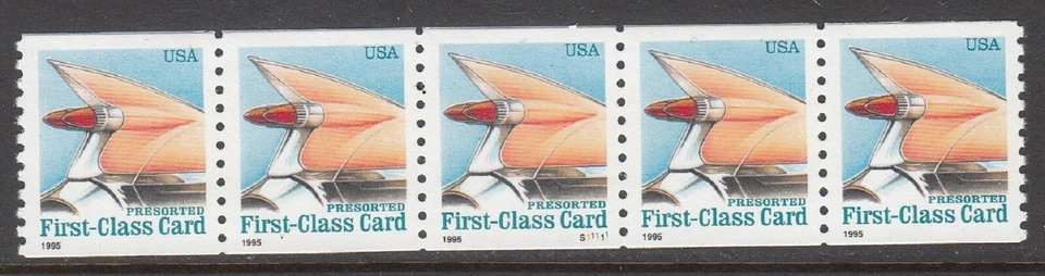 USA PNC SC# 2909 TAILFIN 15c. PL# S11111 - WATER ACTIVATED - MNH - Image 1 of 1