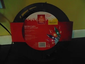 Home Accents Holiday Christmas 500 Ct Mini LED Lights Multi Color 124 Ft - Picture 1 of 2