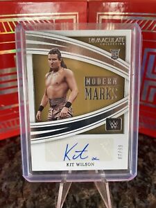 2022 PANINI IMMACULATE WWE KIT WILSON MODERN MARKS AUTOGRAPH NUMBERED 7/99
